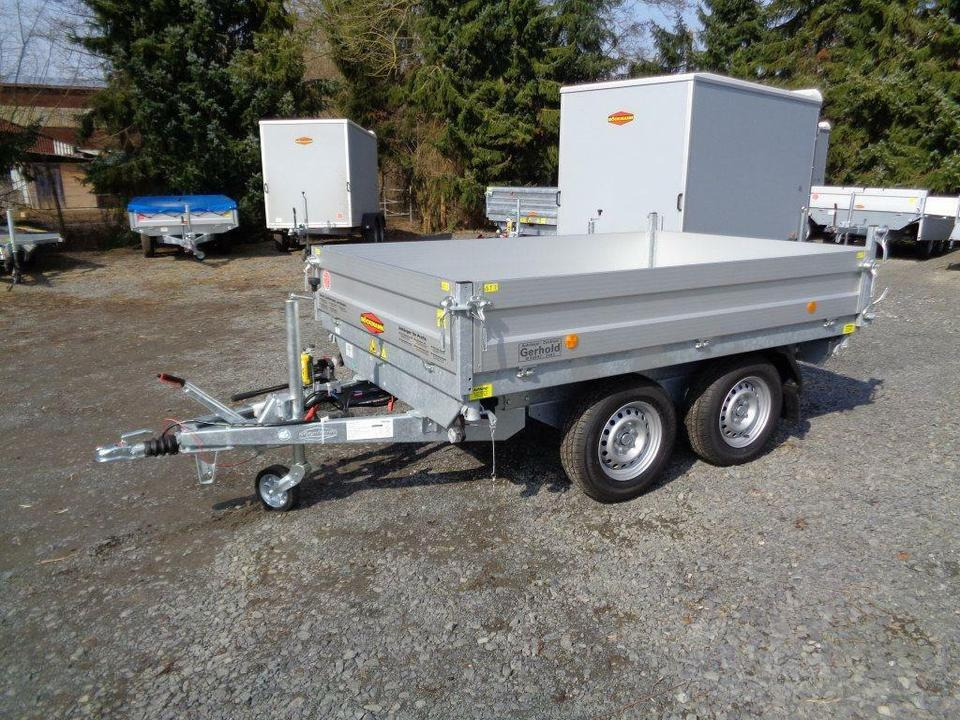 Böckmann PKW-Anhänger Elektro-Dreiseitenkipper DK-AL 2516/27P - Tipvogn påhængsvogn: billede 2 Böckmann PKW-Anhänger Elektro-Dreiseitenkipper DK-AL 2516/27P - Tipvogn påhængsvogn: billede 2