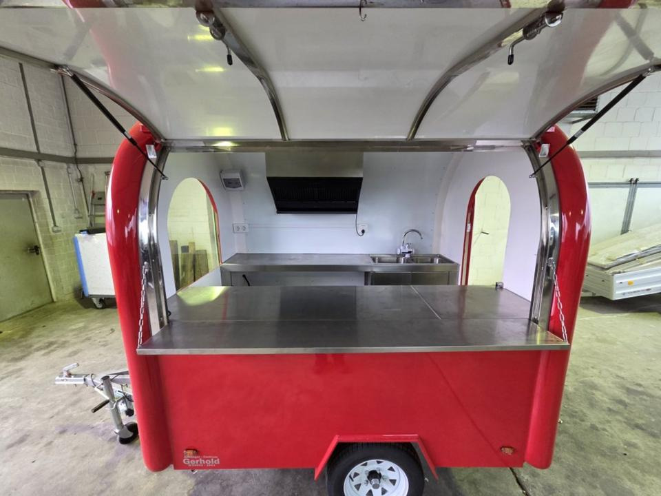 PKW-Anhänger Food-Trailer Verkaufsanhänger Imbiss Abzugshaube - Salgsvogn: billede 2 PKW-Anhänger Food-Trailer Verkaufsanhänger Imbiss Abzugshaube - Salgsvogn: billede 2