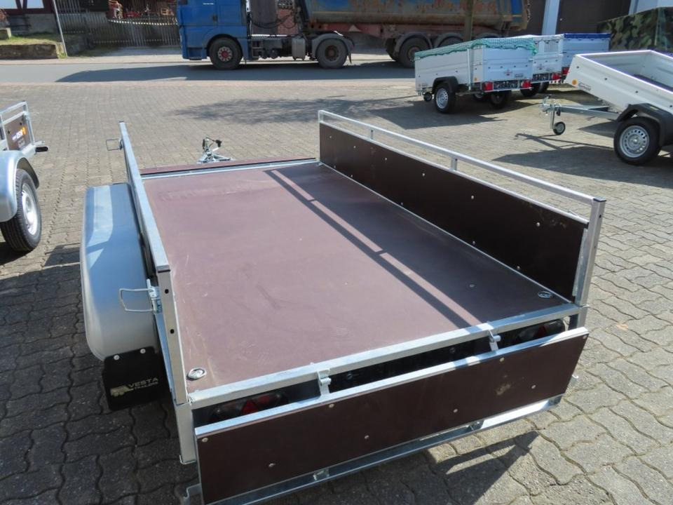 Tandem Holz PKW-Anhänger 750kg Stützrad 2510x1350x370 - Ladtrailer: billede 5 Tandem Holz PKW-Anhänger 750kg Stützrad 2510x1350x370 - Ladtrailer: billede 5
