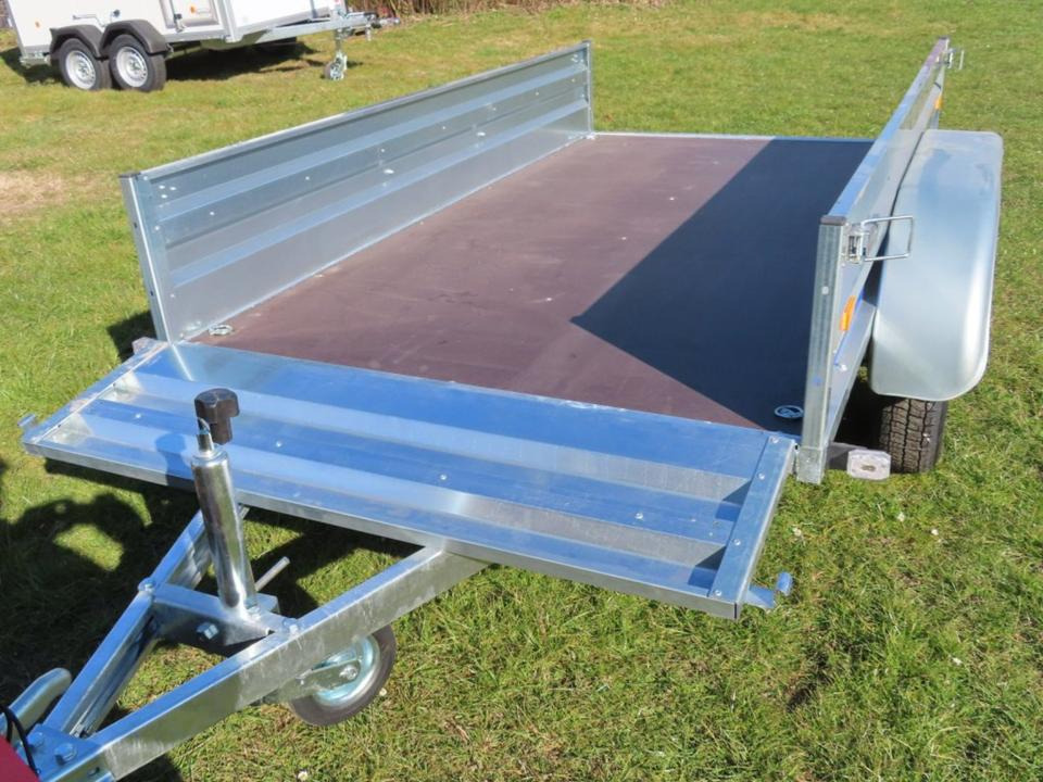 Tandem PKW-Anhänger 750kg Stützrad 2510x1350x370 - Ladtrailer: billede 4 Tandem PKW-Anhänger 750kg Stützrad 2510x1350x370 - Ladtrailer: billede 4
