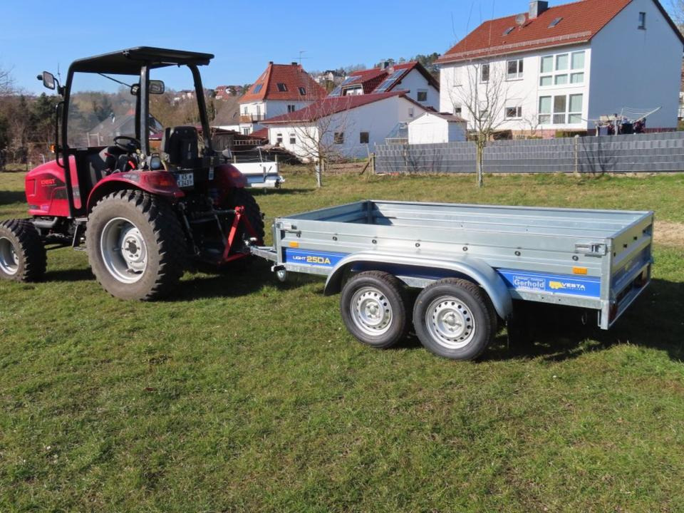 Tandem PKW-Anhänger 750kg Stützrad 2510x1350x370 - Ladtrailer: billede 2 Tandem PKW-Anhänger 750kg Stützrad 2510x1350x370 - Ladtrailer: billede 2