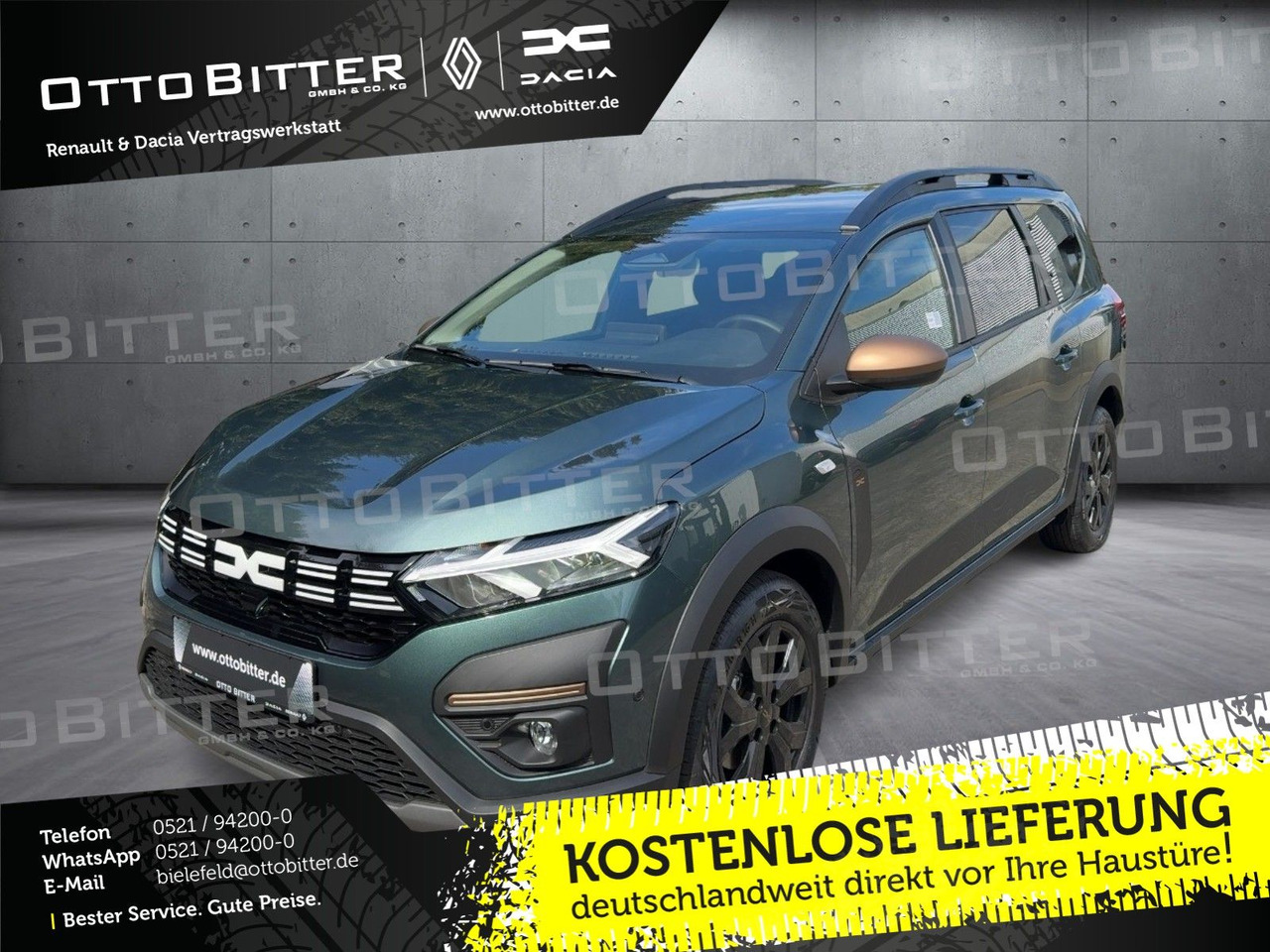 Dacia Jogger Extreme TCe110 7-Sitze CITY-PAKET/NAVI - Stationcar: billede 1 Dacia Jogger Extreme TCe110 7-Sitze CITY-PAKET/NAVI - Stationcar: billede 1