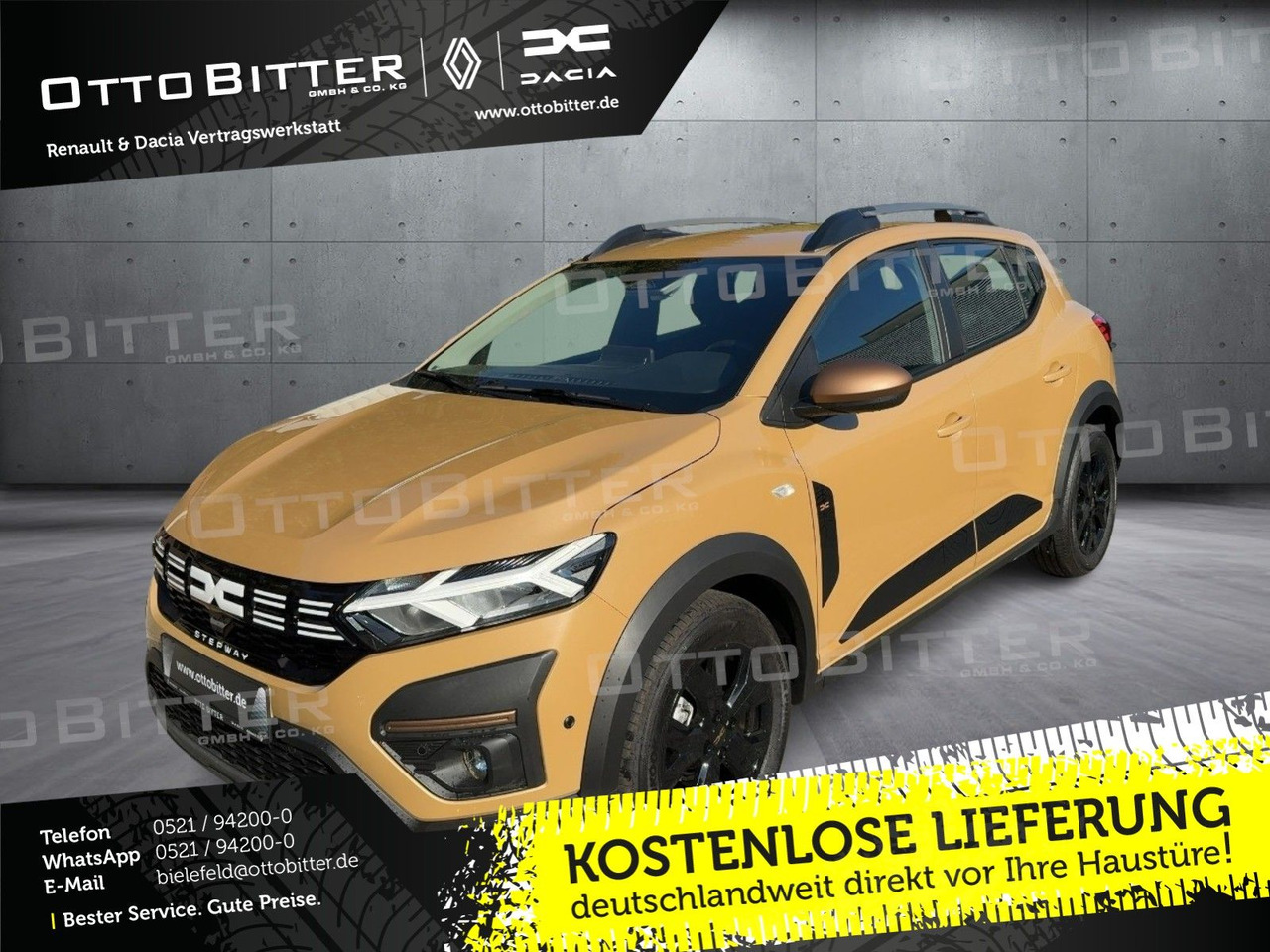 Dacia Sandero Stepway Extreme TCe110 CITY-PAKET/NAVI - Sedan: billede 1 Dacia Sandero Stepway Extreme TCe110 CITY-PAKET/NAVI - Sedan: billede 1