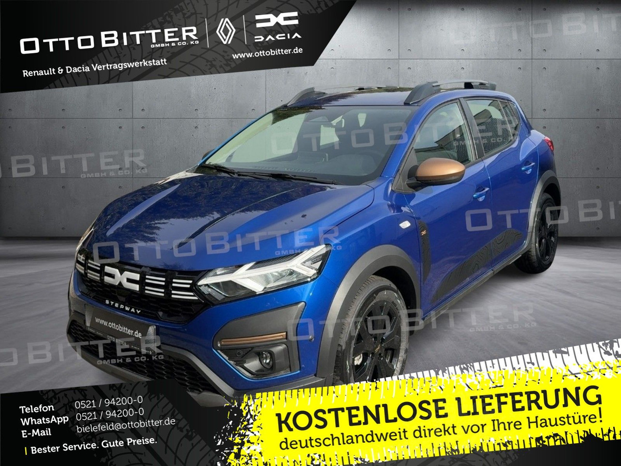 Dacia Sandero Stepway Extreme TCe110 CITY-PAKET/NAVI - Sedan: billede 1 Dacia Sandero Stepway Extreme TCe110 CITY-PAKET/NAVI - Sedan: billede 1