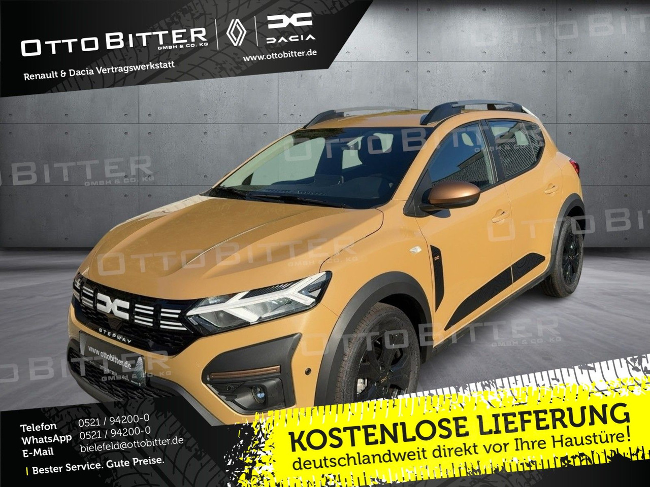 Dacia Sandero Stepway Extreme TCe110 CITY-PAKET/NAVI - Sedan: billede 1 Dacia Sandero Stepway Extreme TCe110 CITY-PAKET/NAVI - Sedan: billede 1