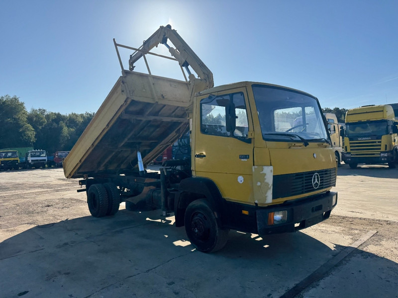 Mercedes-Benz SK 914 (STEEL SUSPENSION / HIAB CRANE / 6 CYLINDER WITH MANUAL PUMP / PERFECT GERMAN TRUCK !!!) - Tipvogn lastbil, Lastbil med kran: billede 3 Mercedes-Benz SK 914 (STEEL SUSPENSION / HIAB CRANE / 6 CYLINDER WITH MANUAL PUMP / PERFECT GERMAN TRUCK !!!) - Tipvogn lastbil, Lastbil med kran: billede 3