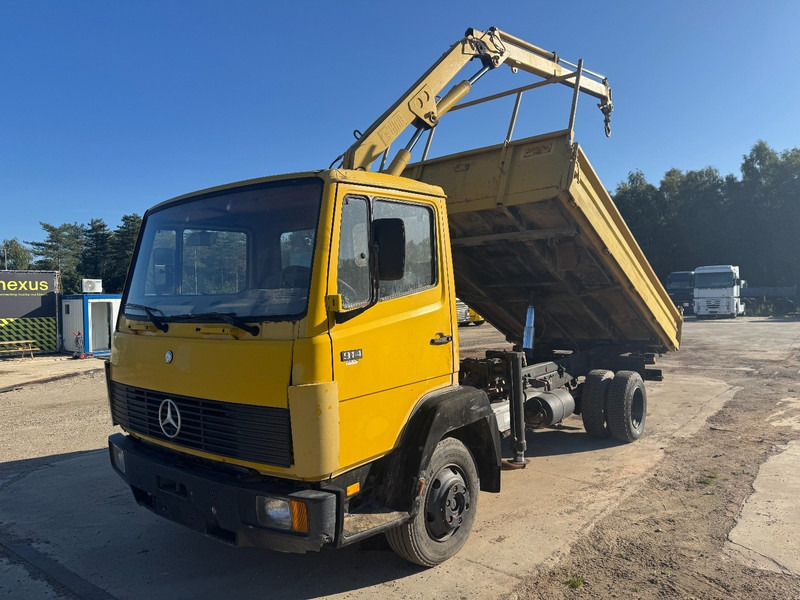 Mercedes-Benz SK 914 (STEEL SUSPENSION / HIAB CRANE / 6 CYLINDER WITH MANUAL PUMP / PERFECT GERMAN TRUCK !!!) - Tipvogn lastbil, Lastbil med kran: billede 1 Mercedes-Benz SK 914 (STEEL SUSPENSION / HIAB CRANE / 6 CYLINDER WITH MANUAL PUMP / PERFECT GERMAN TRUCK !!!) - Tipvogn lastbil, Lastbil med kran: billede 1