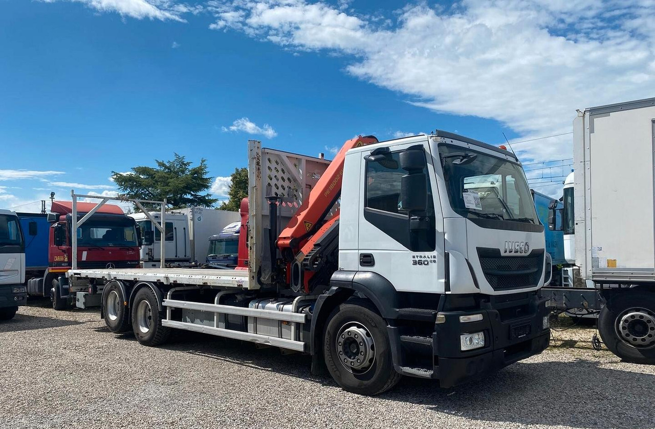 IVECO STRALIS AD260S36 CASSONE FISSO E GRU - Lastbil med lad, Lastbil med kran: billede 2 IVECO STRALIS AD260S36 CASSONE FISSO E GRU - Lastbil med lad, Lastbil med kran: billede 2