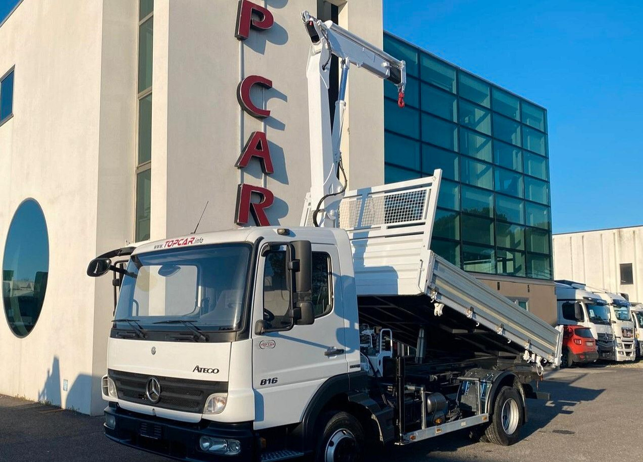MERCEDES 816 ATEGO CASSONE RIBALTABILE E GRU - Tipvogn lastbil, Lastbil med kran: billede 4 MERCEDES 816 ATEGO CASSONE RIBALTABILE E GRU - Tipvogn lastbil, Lastbil med kran: billede 4
