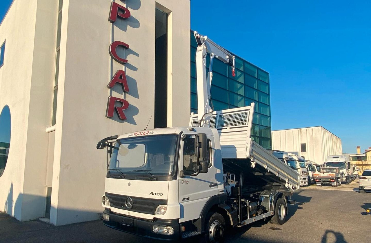MERCEDES 816 ATEGO CASSONE RIBALTABILE E GRU - Tipvogn lastbil, Lastbil med kran: billede 1 MERCEDES 816 ATEGO CASSONE RIBALTABILE E GRU - Tipvogn lastbil, Lastbil med kran: billede 1