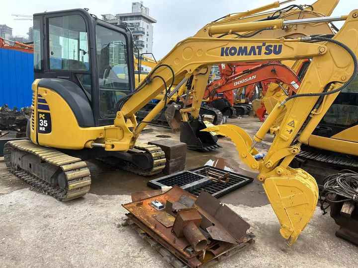 CE/EPA Certified! Komatsu Pc 35 Used Excavator komatsu Pc35 Mini 3 Ton Crawler Excavator with Rubber Track for Sale - Minigravemaskine: billede 4 CE/EPA Certified! Komatsu Pc 35 Used Excavator komatsu Pc35 Mini 3 Ton Crawler Excavator with Rubber Track for Sale - Minigravemaskine: billede 4