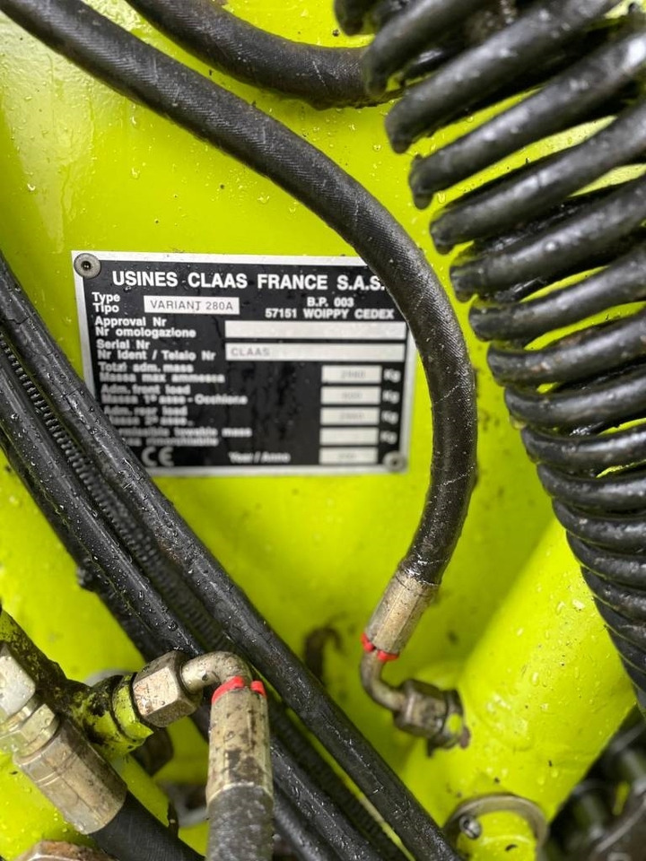 Claas Variant 280 - Rundballepresse: billede 4 Claas Variant 280 - Rundballepresse: billede 4