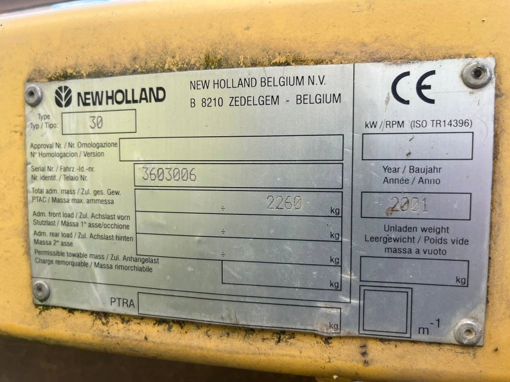 New Holland Tipo 30  - Høstmaskiner tilbehør: billede 5 New Holland Tipo 30  - Høstmaskiner tilbehør: billede 5