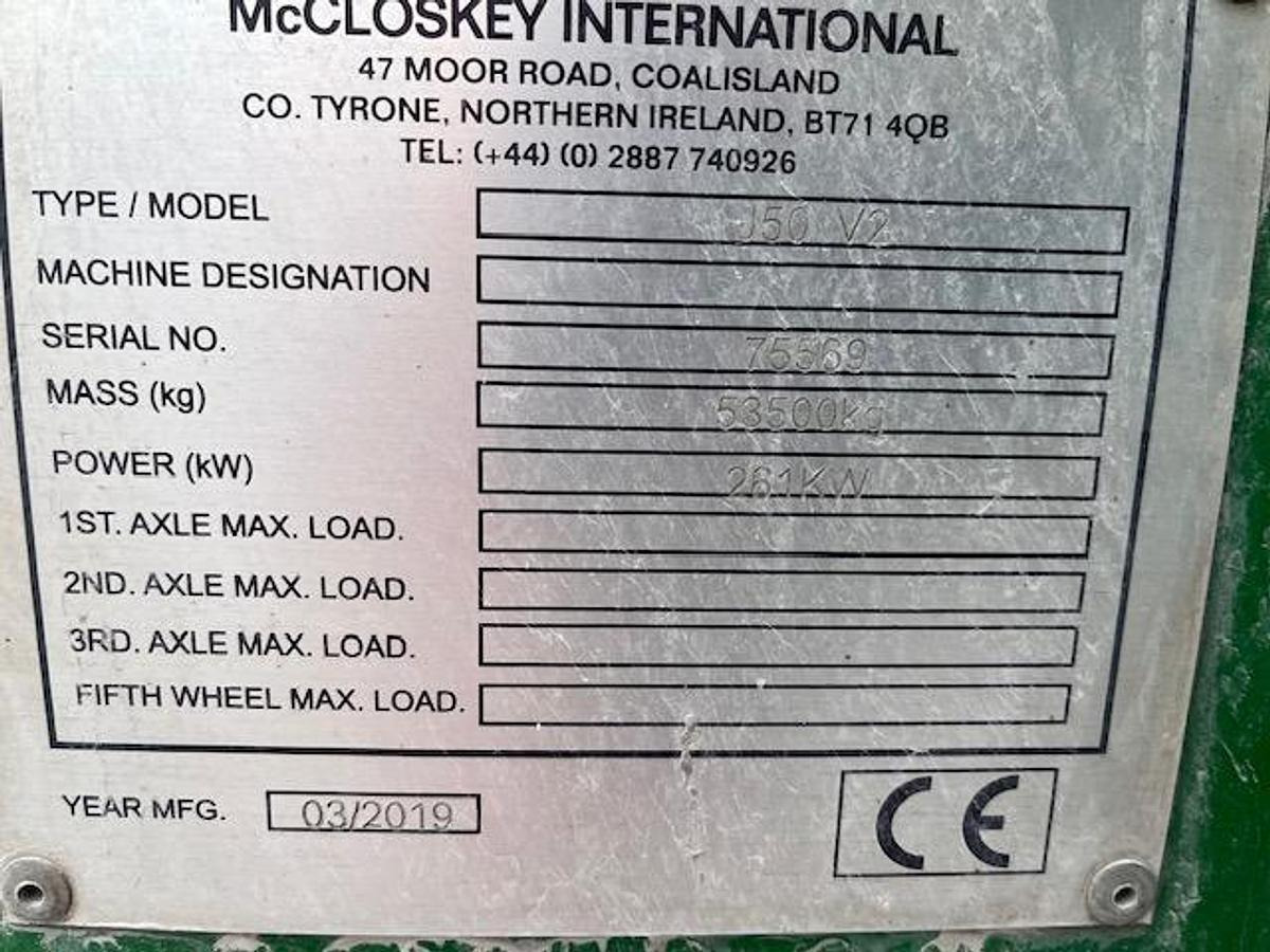 2019 McCloskey J50 - Knuser: billede 5 2019 McCloskey J50 - Knuser: billede 5
