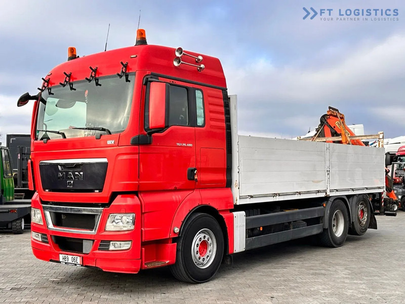 MAN TGX 26.480 Ciężarówka burtowa MAN TGX 26.480 6X2 / PALFINGER PK9002-EH B Crane / 80% Michelin Tire Dodać do ulubionych - Lastbil med kran: billede 4 MAN TGX 26.480 Ciężarówka burtowa MAN TGX 26.480 6X2 / PALFINGER PK9002-EH B Crane / 80% Michelin Tire Dodać do ulubionych - Lastbil med kran: billede 4