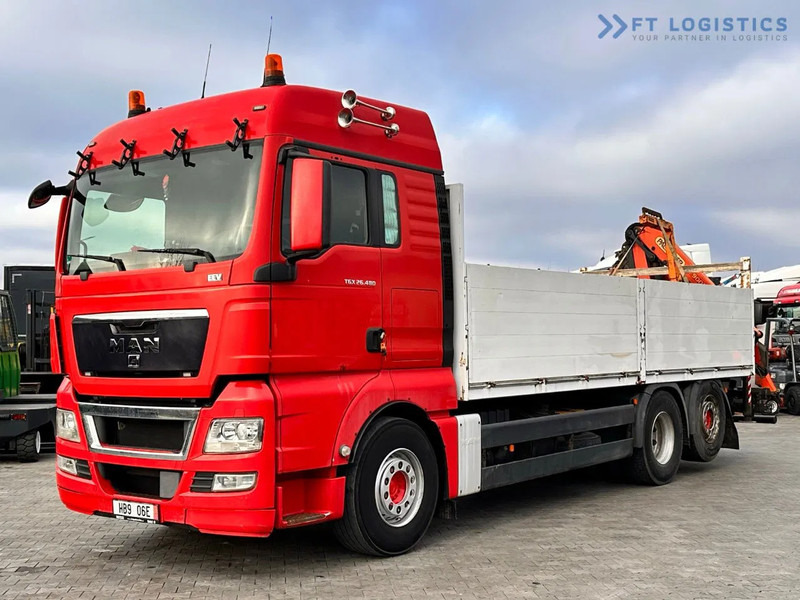 MAN TGX 26.480 Ciężarówka burtowa MAN TGX 26.480 6X2 / PALFINGER PK9002-EH B Crane / 80% Michelin Tire Dodać do ulubionych - Lastbil med kran: billede 3 MAN TGX 26.480 Ciężarówka burtowa MAN TGX 26.480 6X2 / PALFINGER PK9002-EH B Crane / 80% Michelin Tire Dodać do ulubionych - Lastbil med kran: billede 3