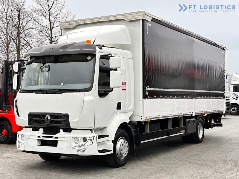Renault Midlum 250 Renault D 250 / AUTOMATIC / 4X2 / 18 PALLETS / TAIL LIFT / SIDE BOARDS / curtainsider truck - Lastbil med presenning: billede 2 Renault Midlum 250 Renault D 250 / AUTOMATIC / 4X2 / 18 PALLETS / TAIL LIFT / SIDE BOARDS / curtainsider truck - Lastbil med presenning: billede 2