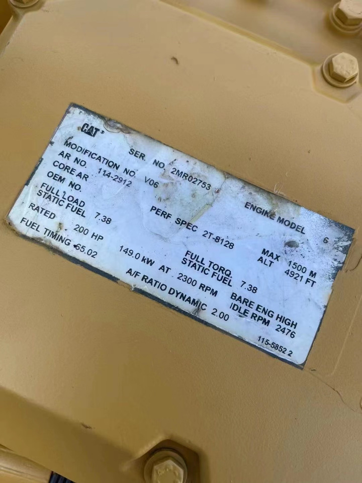 CATERPILLAR 3116 - Motor for Gravemaskine: billede 5 CATERPILLAR 3116 - Motor for Gravemaskine: billede 5