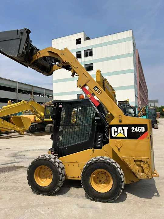 90% New Front Loader Tractor CAT 246D Skid Steer Loader / Used Cat 226B 246C 246d Mini Skid Steer Loader in Stock - Skridstyret minilæsser: billede 5 90% New Front Loader Tractor CAT 246D Skid Steer Loader / Used Cat 226B 246C 246d Mini Skid Steer Loader in Stock - Skridstyret minilæsser: billede 5