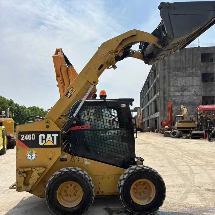 90% New Front Loader Tractor CAT 246D Skid Steer Loader / Used Cat 226B 246C 246d Mini Skid Steer Loader in Stock - Skridstyret minilæsser: billede 1 90% New Front Loader Tractor CAT 246D Skid Steer Loader / Used Cat 226B 246C 246d Mini Skid Steer Loader in Stock - Skridstyret minilæsser: billede 1