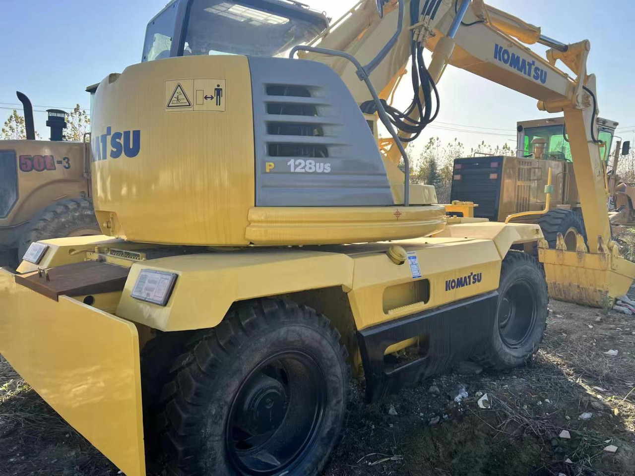 KOMATSU PC128US - Hjulgravemaskine: billede 2 KOMATSU PC128US - Hjulgravemaskine: billede 2