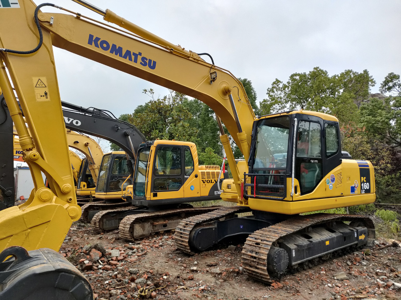 KOMATSU PC160-7 - Bæltegravemaskine: billede 3 KOMATSU PC160-7 - Bæltegravemaskine: billede 3