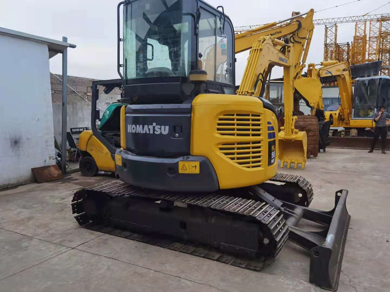 KOMATSU PC55 - Bæltegravemaskine: billede 1 KOMATSU PC55 - Bæltegravemaskine: billede 1