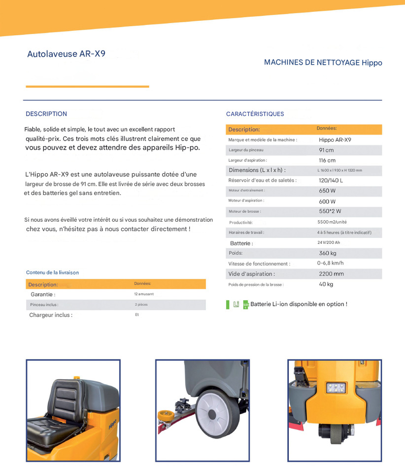 HIPPO AR-X9 - Fejebil: billede 2 HIPPO AR-X9 - Fejebil: billede 2