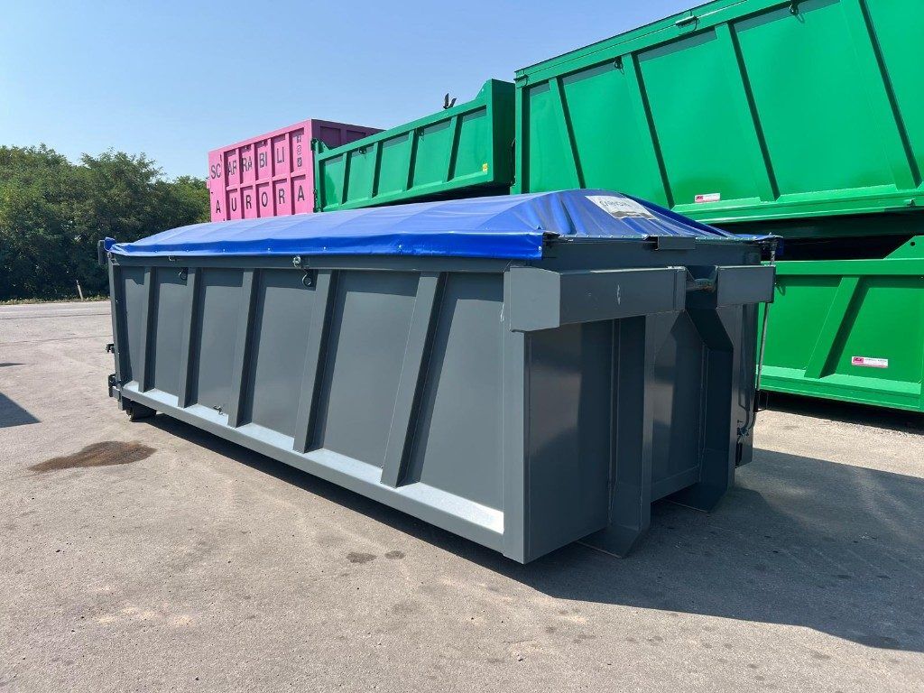 CONTAINER SCARRABILE NUOVO CON COPRI SCOPRI - Maxi container: billede 2 CONTAINER SCARRABILE NUOVO CON COPRI SCOPRI - Maxi container: billede 2