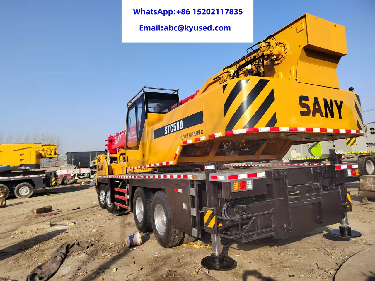 SANY STC500 STC750 STC800 STC1000 STC250 25TON 50TON 75TON 80TON 100TON - Mobilkran: billede 5 SANY STC500 STC750 STC800 STC1000 STC250 25TON 50TON 75TON 80TON 100TON - Mobilkran: billede 5