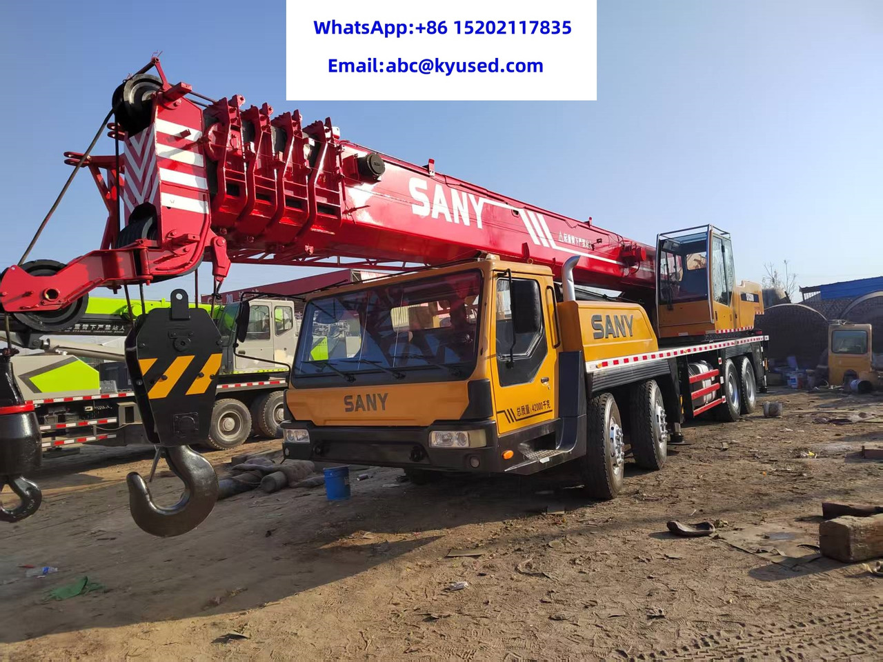 SANY STC500 STC750 STC800 STC1000 STC250 25TON 50TON 75TON 80TON 100TON - Mobilkran: billede 1 SANY STC500 STC750 STC800 STC1000 STC250 25TON 50TON 75TON 80TON 100TON - Mobilkran: billede 1
