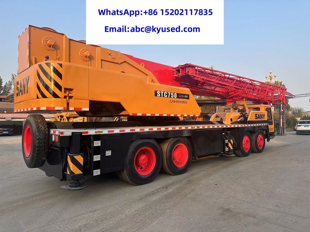 SANY STC750 STC800 STC900 STC1000 STC1100 STC1300 75T 80T 90T 100T 110T 130TON - Mobilkran: billede 4 SANY STC750 STC800 STC900 STC1000 STC1100 STC1300 75T 80T 90T 100T 110T 130TON - Mobilkran: billede 4