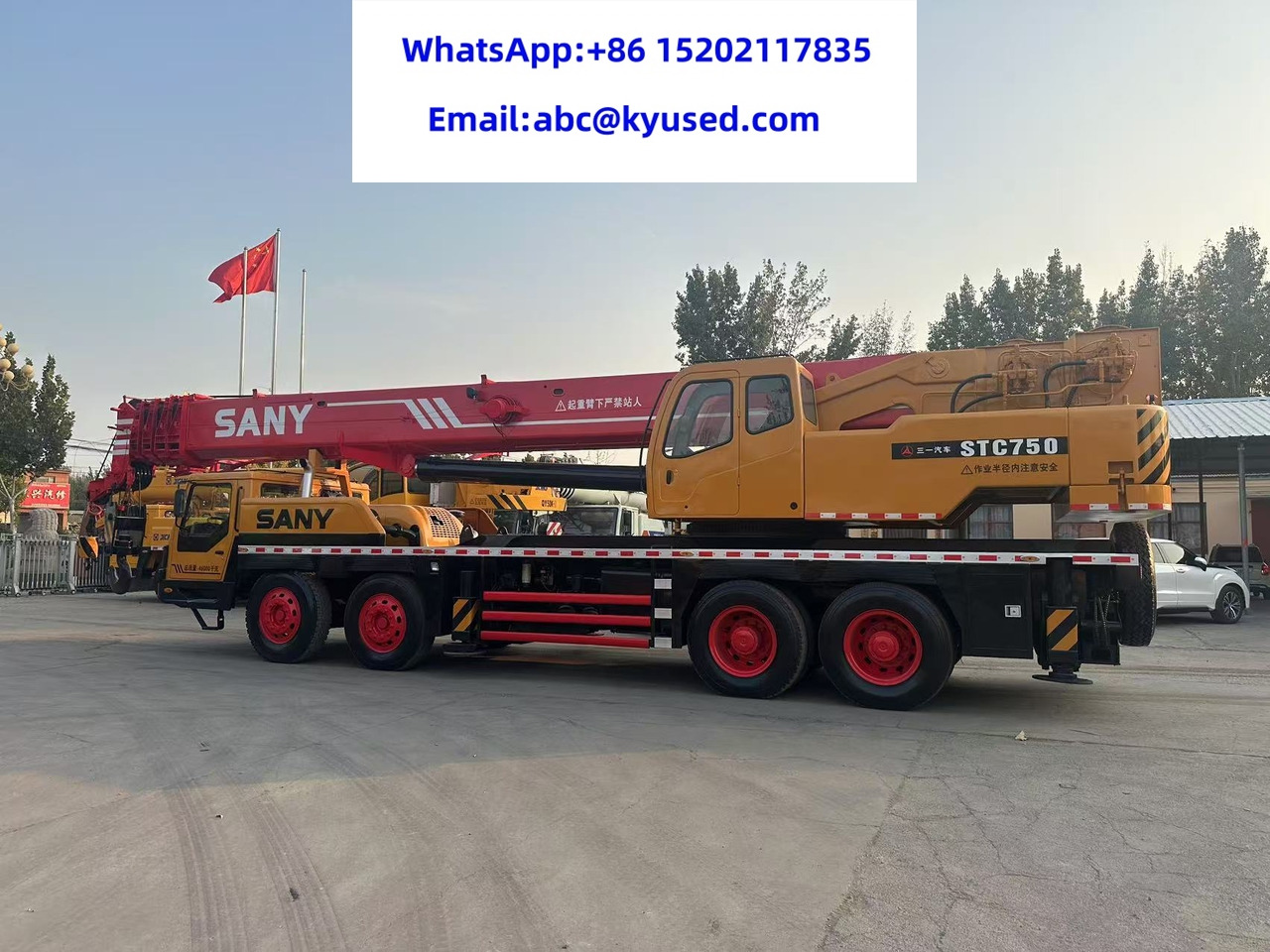 SANY STC750 STC800 STC900 STC1000 STC1100 STC1300 75T 80T 90T 100T 110T 130TON - Mobilkran: billede 5 SANY STC750 STC800 STC900 STC1000 STC1100 STC1300 75T 80T 90T 100T 110T 130TON - Mobilkran: billede 5