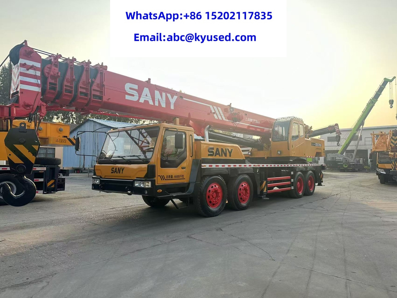 SANY STC750 STC800 STC900 STC1000 STC1100 STC1300 75T 80T 90T 100T 110T 130TON - Mobilkran: billede 1 SANY STC750 STC800 STC900 STC1000 STC1100 STC1300 75T 80T 90T 100T 110T 130TON - Mobilkran: billede 1