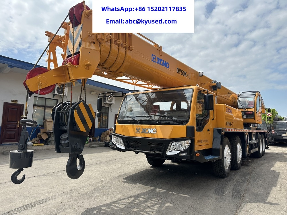 Mobilkran XCMG QY50K QY50K-2 QY50K-II QY50KC QY50KA QY70K QY70K-1 QY100K QY130K QY160K QY25K5 25TON 50TON 70TON 100TON 130T 160TON: billede 10
