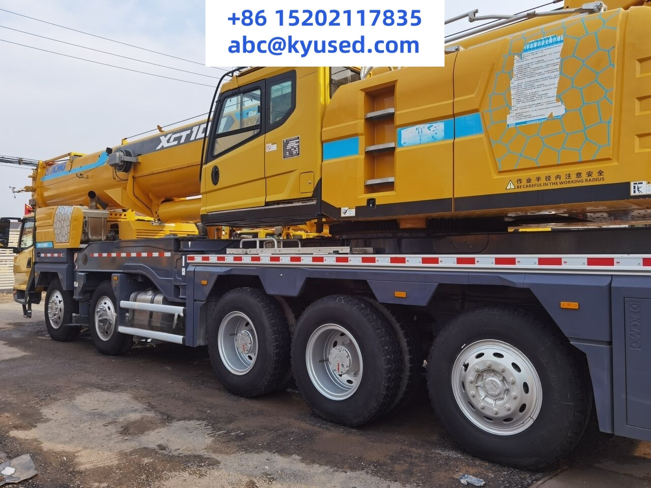 XCMG XCT100 100T crane - Mobilkran: billede 3 XCMG XCT100 100T crane - Mobilkran: billede 3
