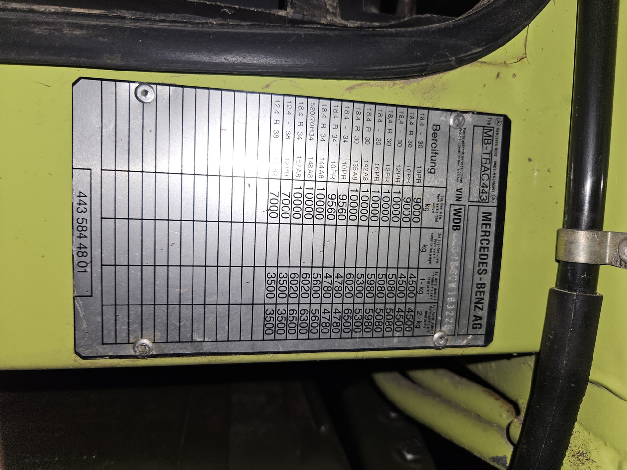 MERCEDES-BENZ MB-TRAC 1600 - Traktor: billede 5 MERCEDES-BENZ MB-TRAC 1600 - Traktor: billede 5