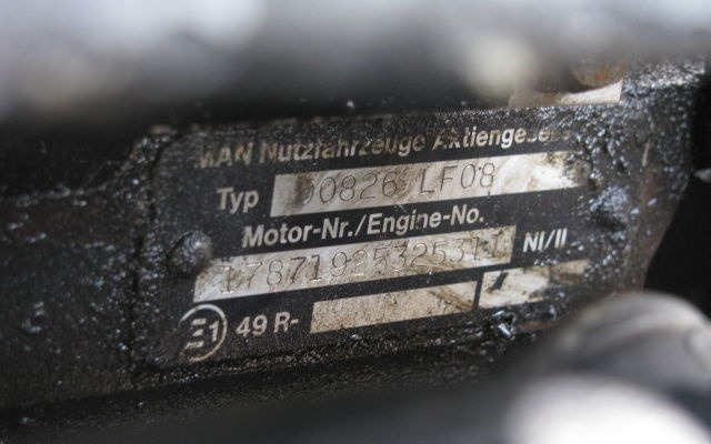 MAN D0826 LF08 MAN L 2000 - Motor for Lastbil: billede 2 MAN D0826 LF08 MAN L 2000 - Motor for Lastbil: billede 2