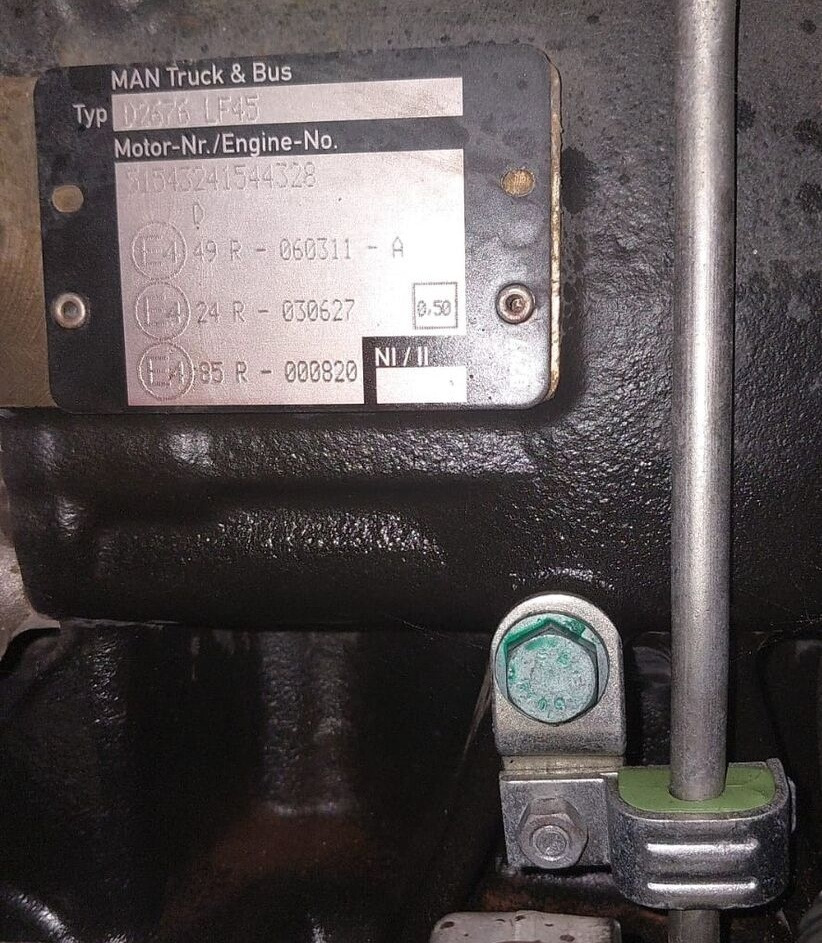 MAN D2676 LF45 MAN TGA, TGS, TGX - Motor for Lastbil: billede 2 MAN D2676 LF45 MAN TGA, TGS, TGX - Motor for Lastbil: billede 2
