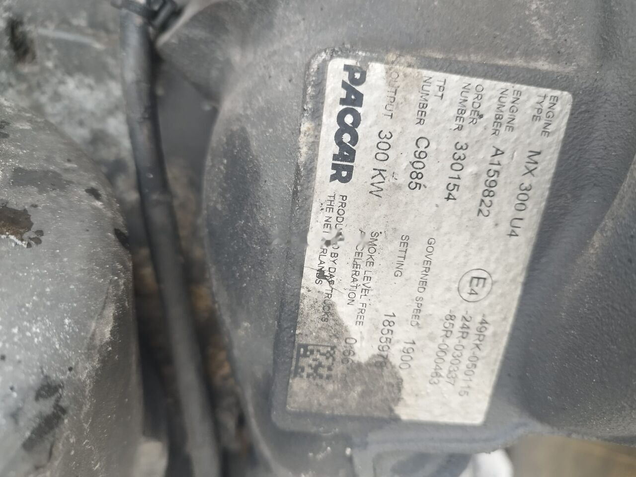 DAF MX 300 U4 DAF XF, CF - Motor for Lastbil: billede 4 DAF MX 300 U4 DAF XF, CF - Motor for Lastbil: billede 4