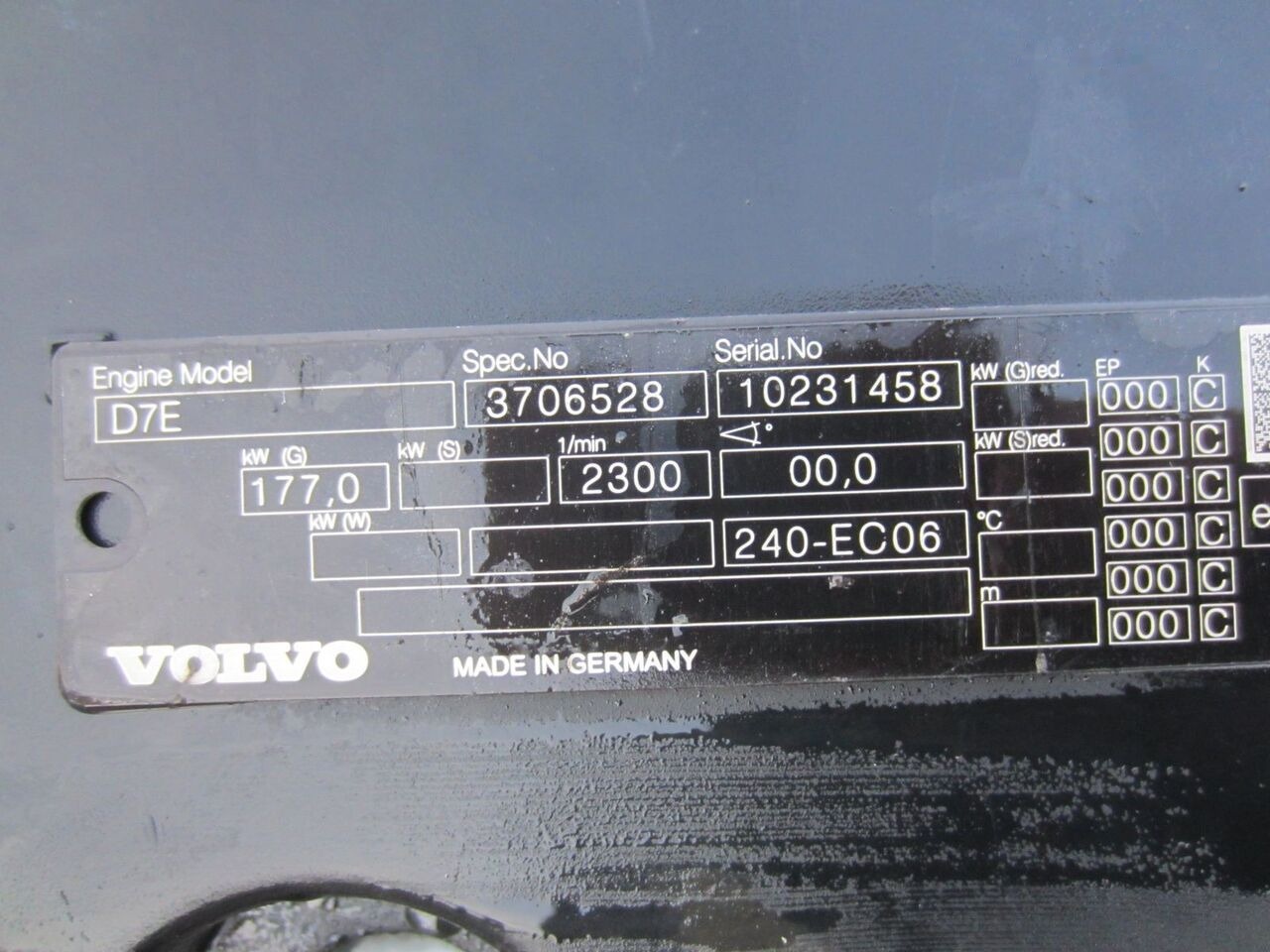 Volvo D7E 240 Volvo FL - Motor for Lastbil: billede 4 Volvo D7E 240 Volvo FL - Motor for Lastbil: billede 4