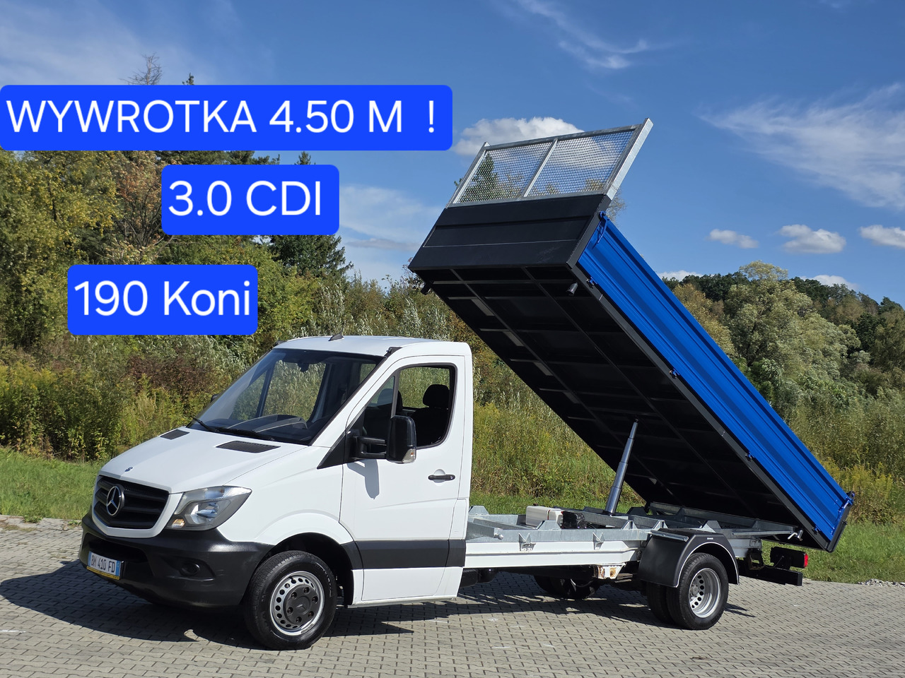 MERCEDES-BENZ Sprinter 419 CDI Wywrotka 4.50 M ! Kiper 3-Stronny ! Klima ! 3.0 CDI * 190 Km ! - Ladbil med tip: billede 1 MERCEDES-BENZ Sprinter 419 CDI Wywrotka 4.50 M ! Kiper 3-Stronny ! Klima ! 3.0 CDI * 190 Km ! - Ladbil med tip: billede 1