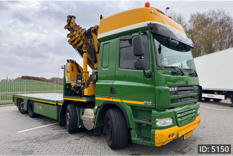 Lastbil med kran DAF CF 85.410 SC, Euro 5, 8x2 / Hiab 422 EP5 + Radio / 5x extendable: billede 8