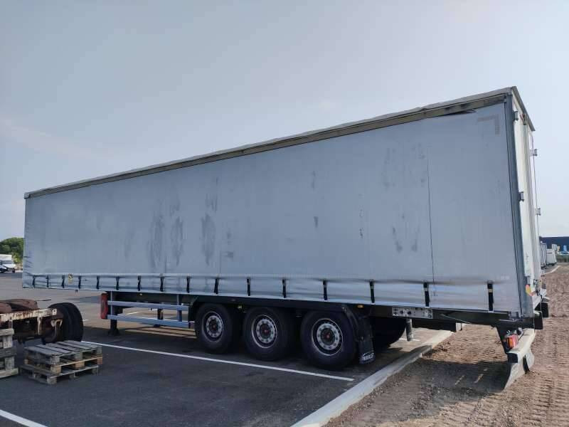 Semi-remorque 3 Essieux 38 TONNES HAYON 2 PORTES AR COFFRE A PALETTES - Gardintrailer: billede 1 Semi-remorque 3 Essieux 38 TONNES HAYON 2 PORTES AR COFFRE A PALETTES - Gardintrailer: billede 1