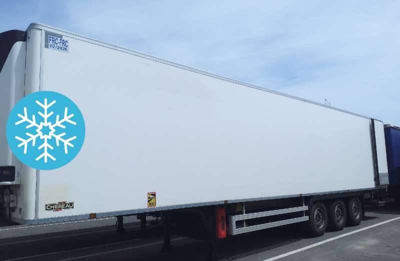 Semi-remorque 3 Essieux FRIGO 38 TONNES HAYON CAISSE CHEREAU GROUPE CARRIER VECTOR HE 19 MT - Kølevogn sættevogn: billede 1 Semi-remorque 3 Essieux FRIGO 38 TONNES HAYON CAISSE CHEREAU GROUPE CARRIER VECTOR HE 19 MT - Kølevogn sættevogn: billede 1