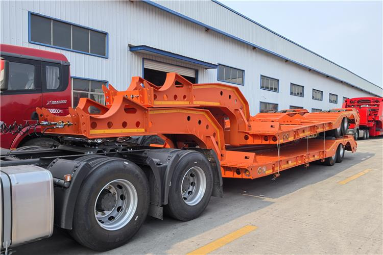 TITAN 2 Axle Low Low Bed Trailer for Sale In Angola - Nedbygget platform sættevogn: billede 1 TITAN 2 Axle Low Low Bed Trailer for Sale In Angola - Nedbygget platform sættevogn: billede 1