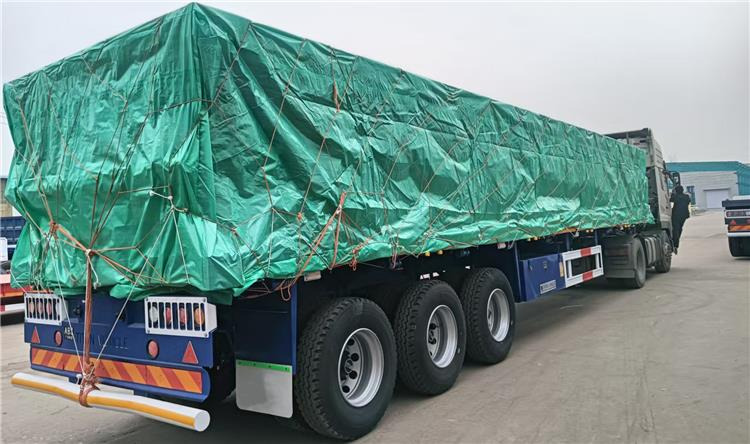 TITAN 3 Axle Flatbed Trailer will be ship to Zambia - Åben sættevogn: billede 1 TITAN 3 Axle Flatbed Trailer will be ship to Zambia - Åben sættevogn: billede 1