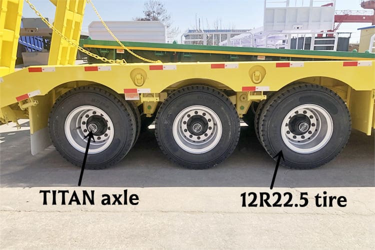 TITAN 3 Axle Low Bed Trailer Price for Sale in Kenya - Nedbygget platform sættevogn: billede 4 TITAN 3 Axle Low Bed Trailer Price for Sale in Kenya - Nedbygget platform sættevogn: billede 4