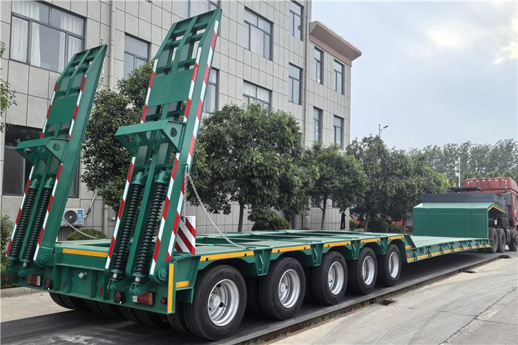 TITAN 5 Axle Low Bed Trailer for Sale In Nigeria - Nedbygget platform sættevogn: billede 1 TITAN 5 Axle Low Bed Trailer for Sale In Nigeria - Nedbygget platform sættevogn: billede 1