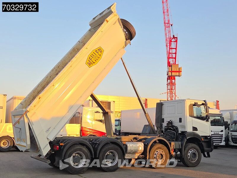 Iveco T-Way 450 8X4 Full Steel Meiller Tipper Big-Axle Automatic Euro 6 - Tipvogn lastbil: billede 5 Iveco T-Way 450 8X4 Full Steel Meiller Tipper Big-Axle Automatic Euro 6 - Tipvogn lastbil: billede 5